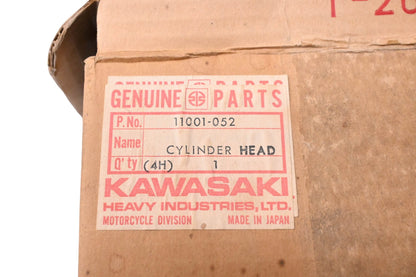 New OEM Kawasaki 11001-052 Cylinder Head NOS