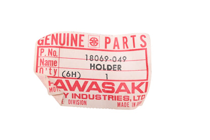 New OEM Kawasaki 18069-049 Exhaust Pipe Holder NOS