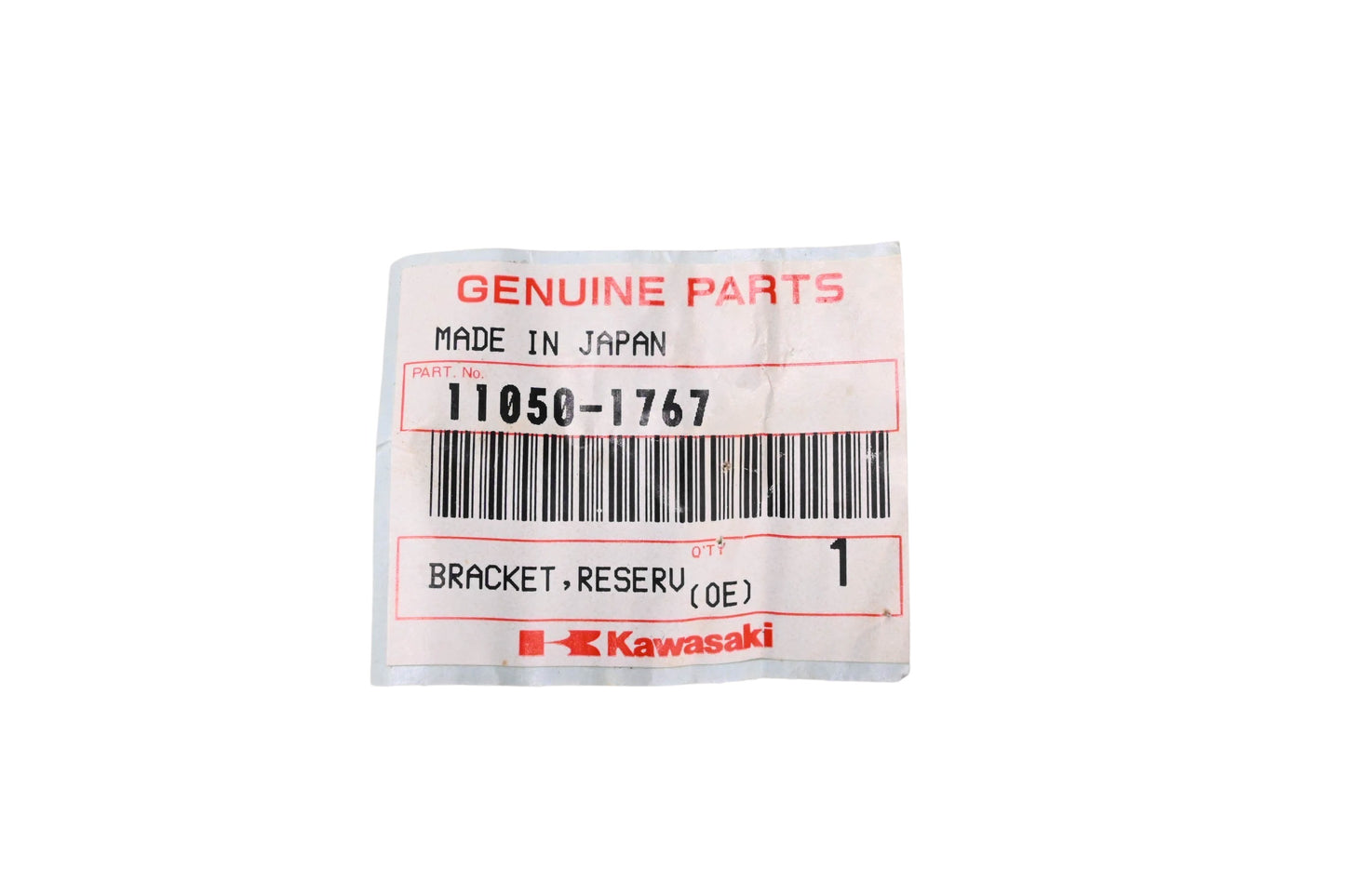 New OEM Kawasaki 11050-1767 Reserve Tank Bracket NOS