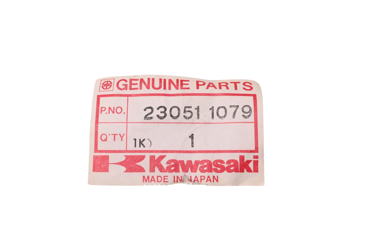 New OEM Kawasaki 23051-1079 Front Turn Signal Bracket NOS