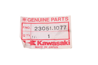 New OEM Kawasaki 23051-1077 Front Turn Signal Bracket NOS
