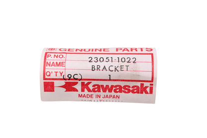 New OEM Kawasaki 23051-1022 Front Turn Signal Bracket NOS