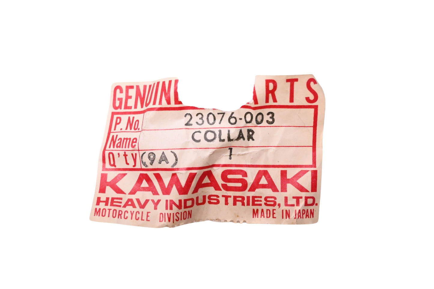 New OEM Kawasaki 23076-003 Collar NOS