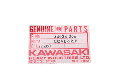 New OEM Kawasaki 44034-066 Right Fork Cover NOS