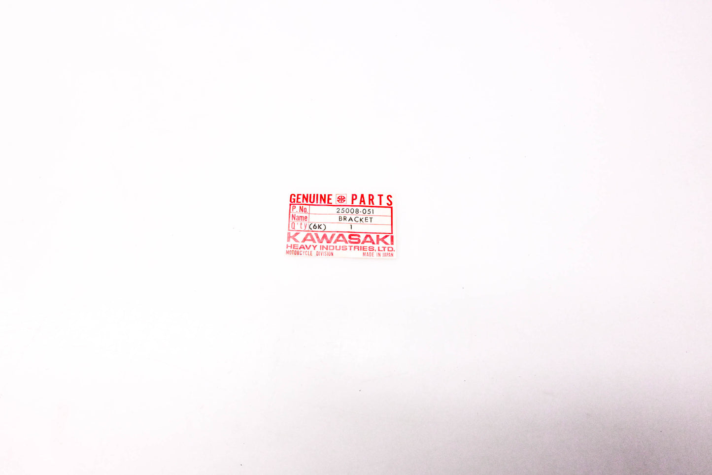 New OEM Kawasaki 25008-051 Meter Bracket NOS