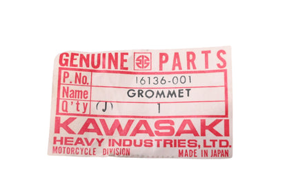 New OEM Kawasaki 16136-001 Overflow Pipe Grommet NOS