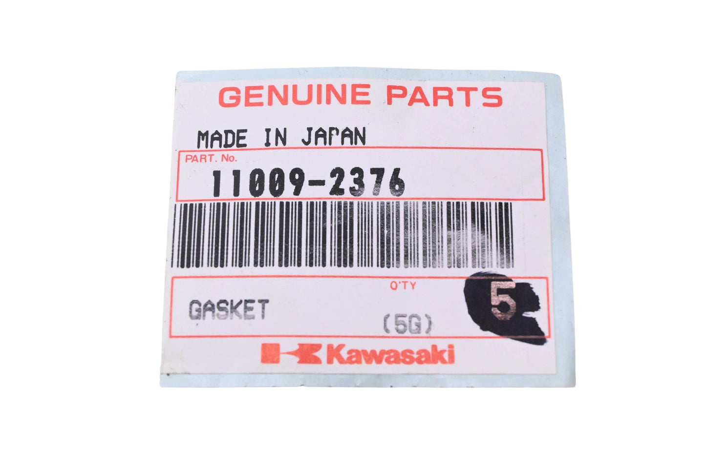 New OEM Kawasaki 11009-2376 Gasket NOS