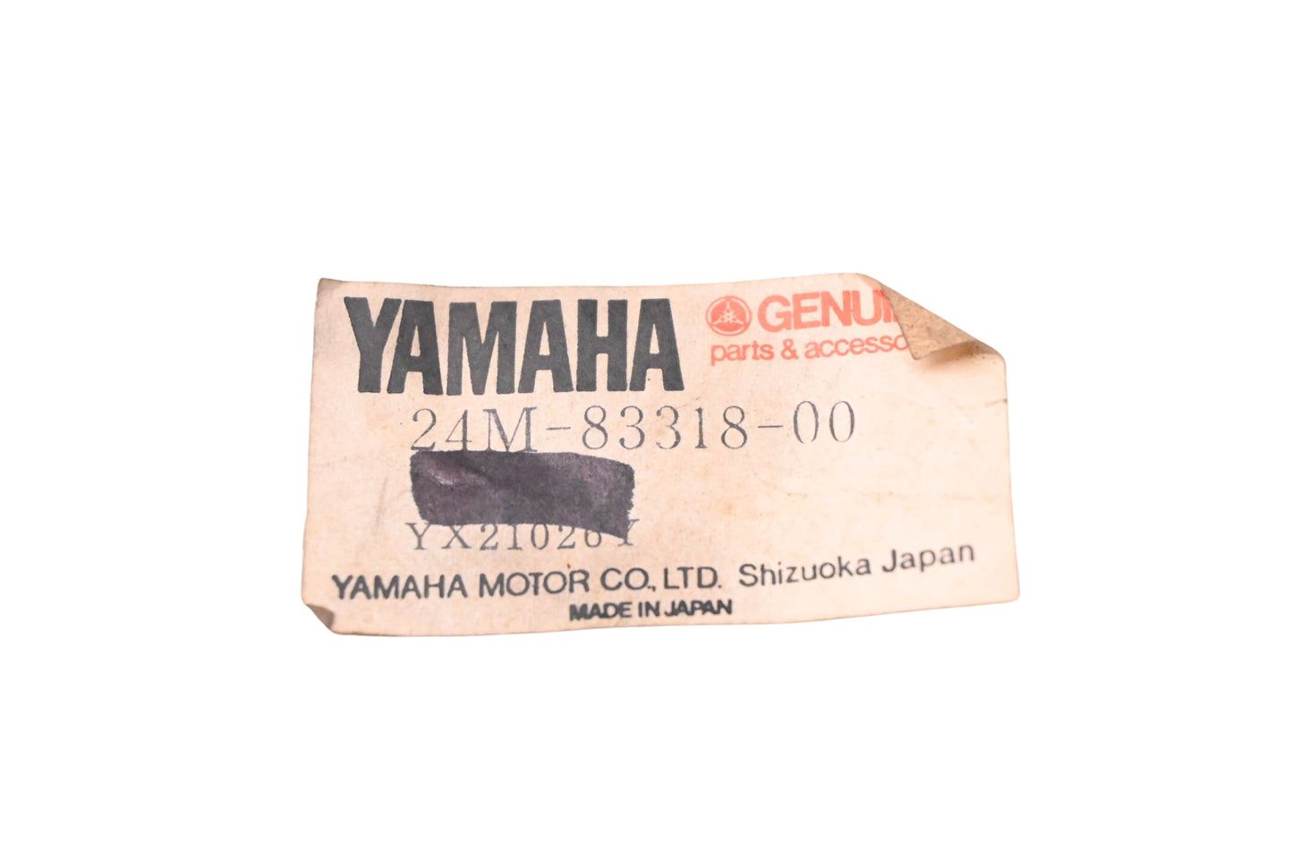 New OEM Yamaha 24M-83318-00-00 Flasher Stay NOS