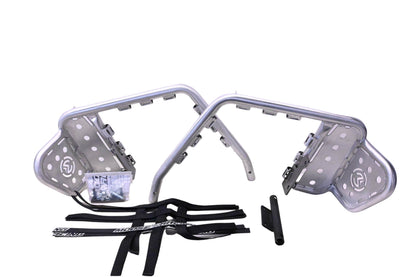 Moose Racing 0530-0270 Heel Guard Nerf Bar Kit & Black Webbing Raptor 350 NOS