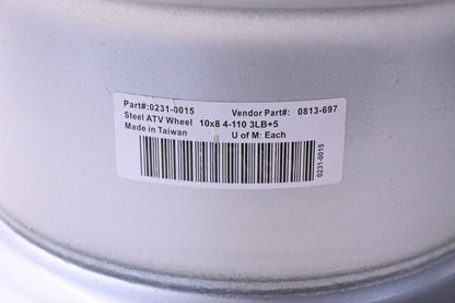 AMS 0231-0015, 0813-697 Steel ATV Wheel NOS