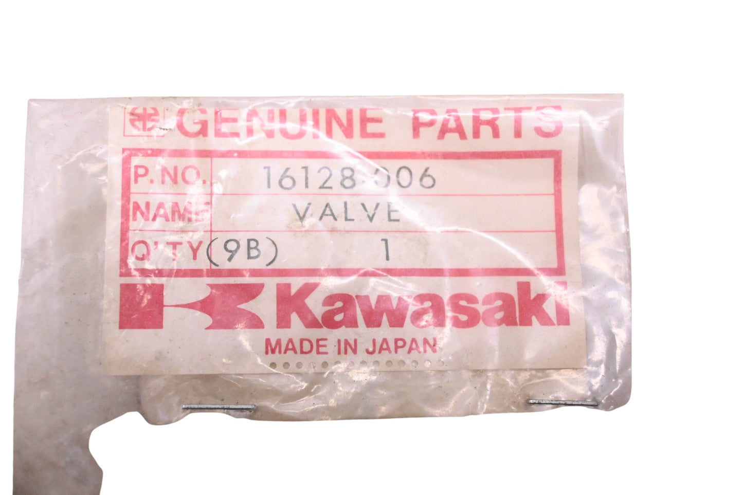 New OEM Kawasaki 16128-006 Check Valve NOS