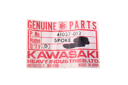 New OEM Kawasaki 41027-012 Inner Rear Spoke Qty 13 NOS