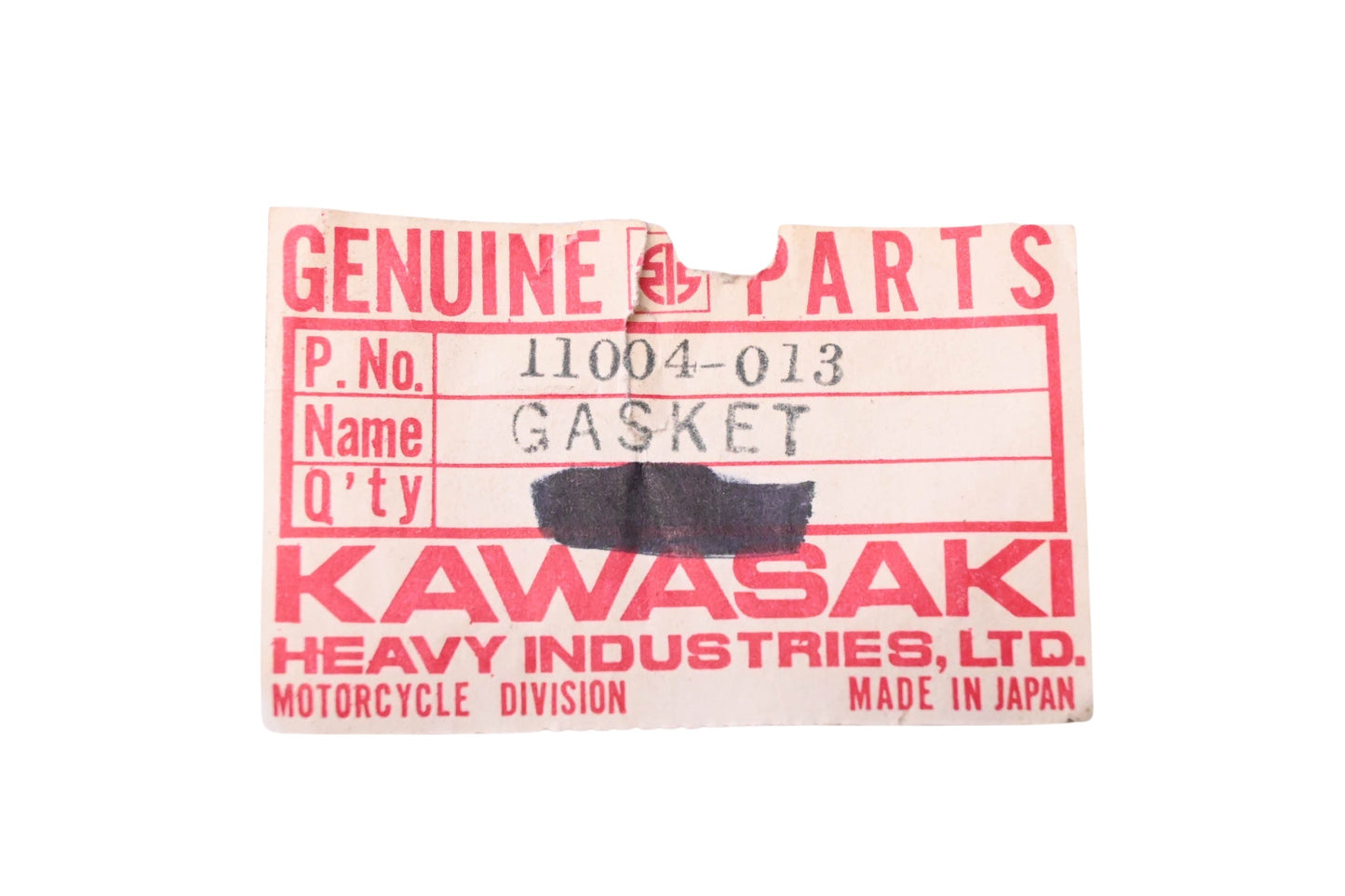 New OEM Kawasaki 11004-013 Cylinder Head Gaskets Qty 2 NOS