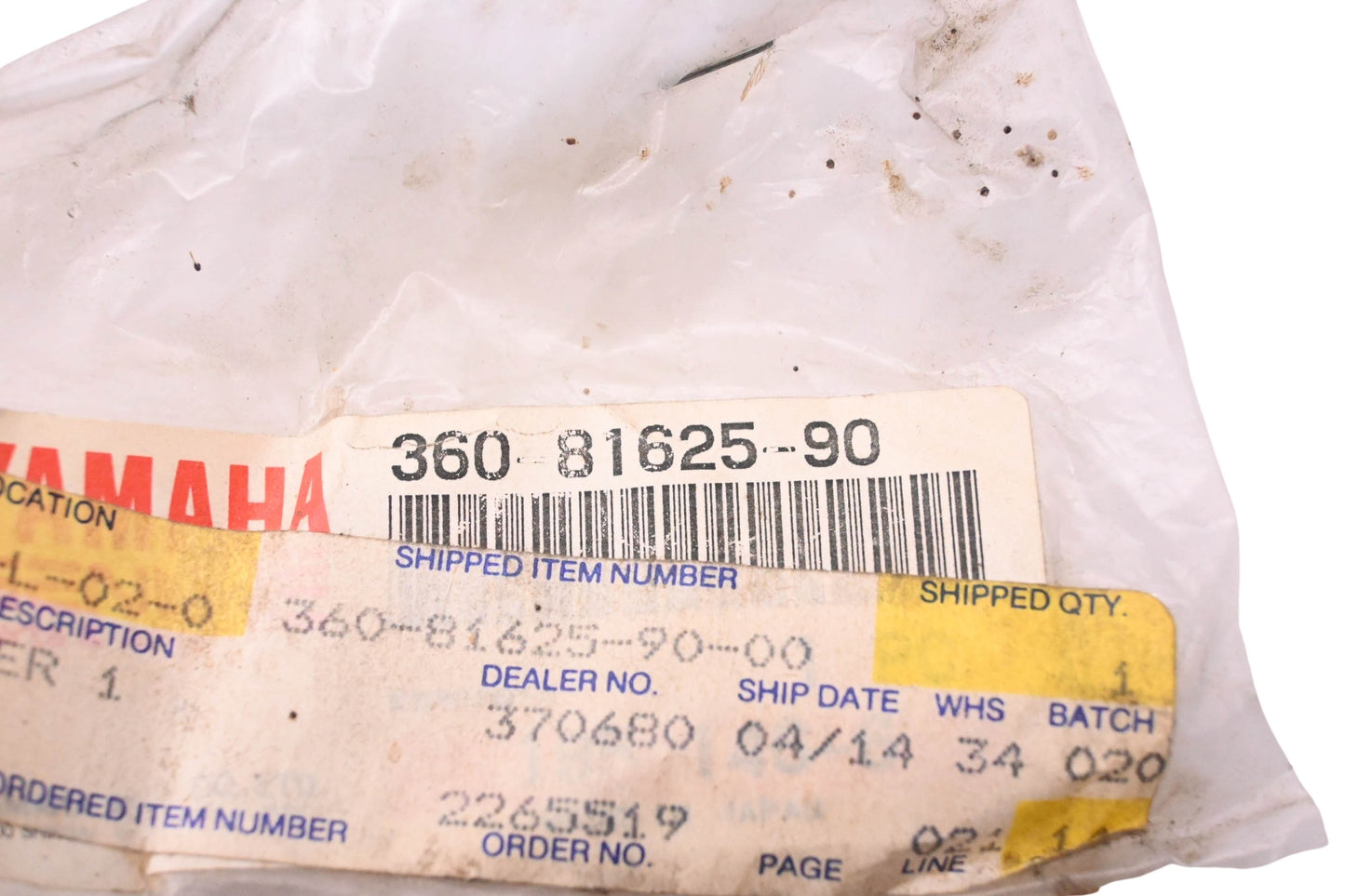New OEM Yamaha 360-81625-90-00 Condenser Pack NOS