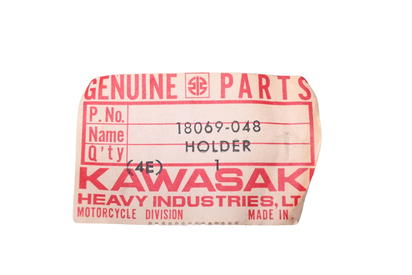 New OEM Kawasaki 18069-048 Exhaust Pipe Holder NOS