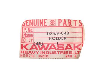 New OEM Kawasaki 18069-048 Exhaust Pipe Holder NOS