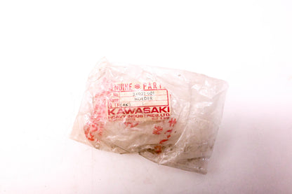 New OEM Kawasaki 34021-001 Left Hand Footrest Peg Holder NOS