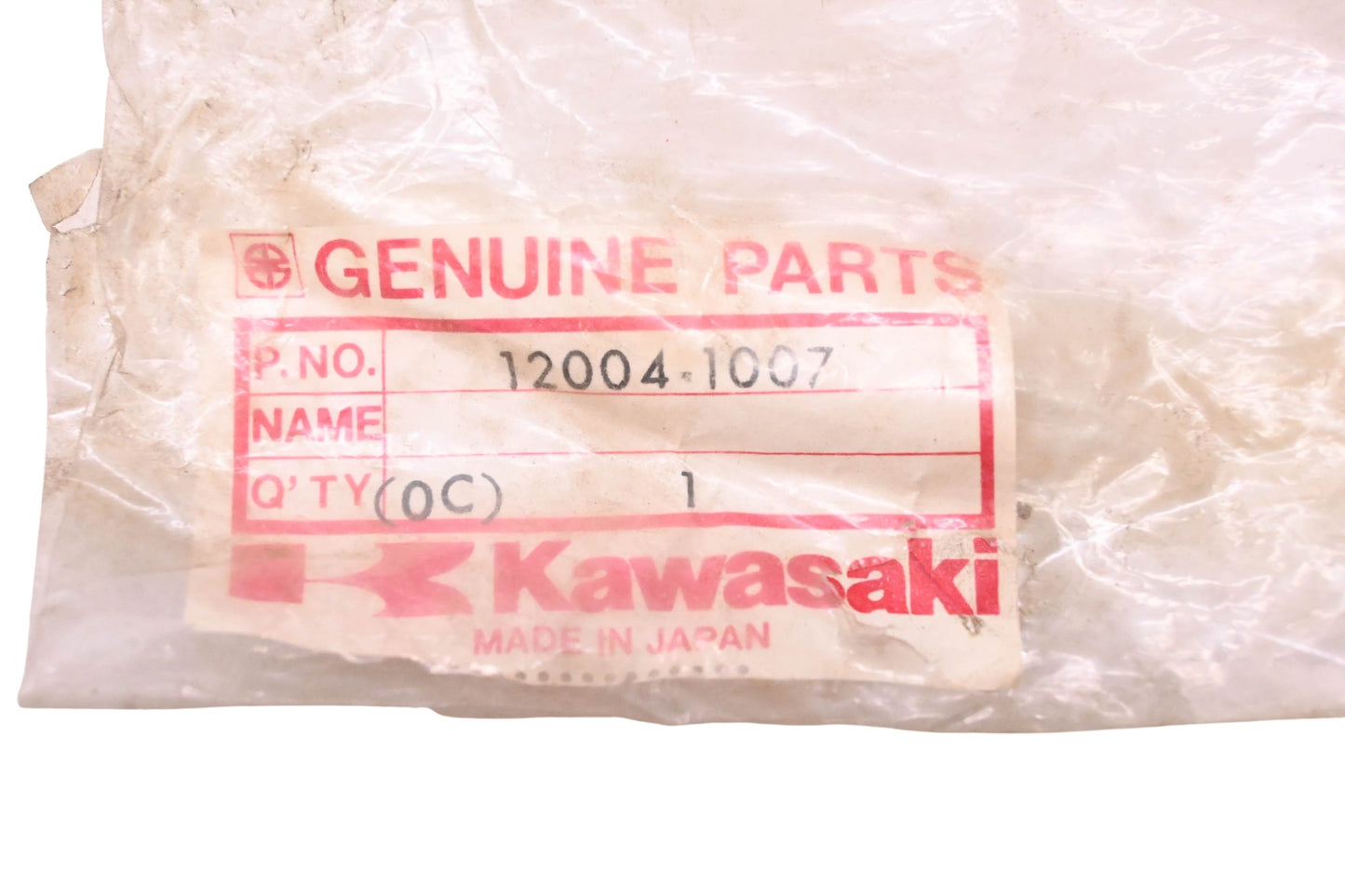 New OEM Kawasaki 12004-1007 Intake Valve NOS