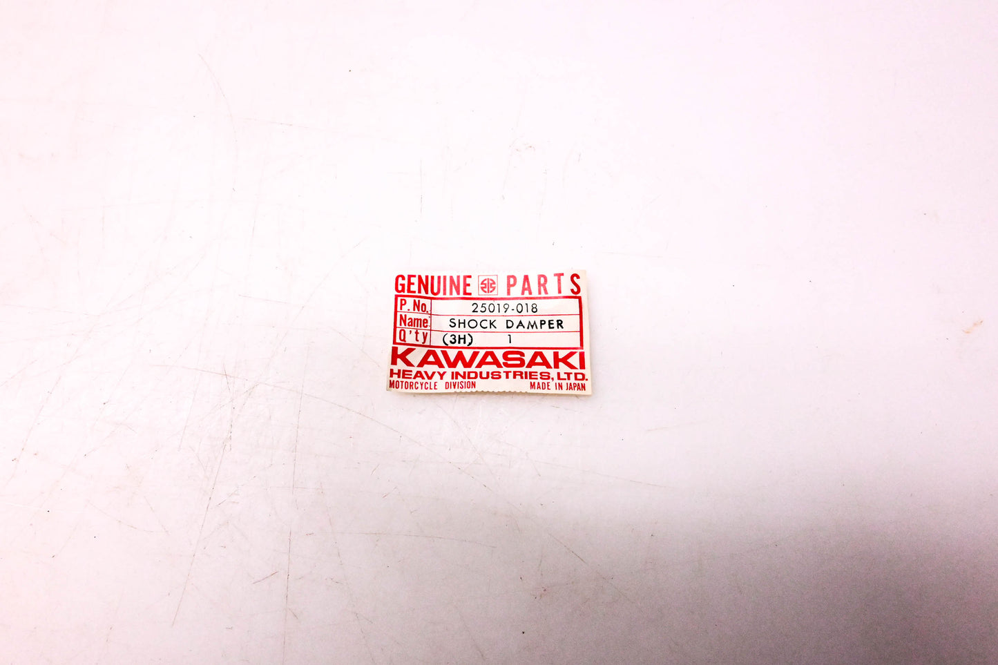 New OEM Kawasaki 25019-018 Meter Shock Damper NOS