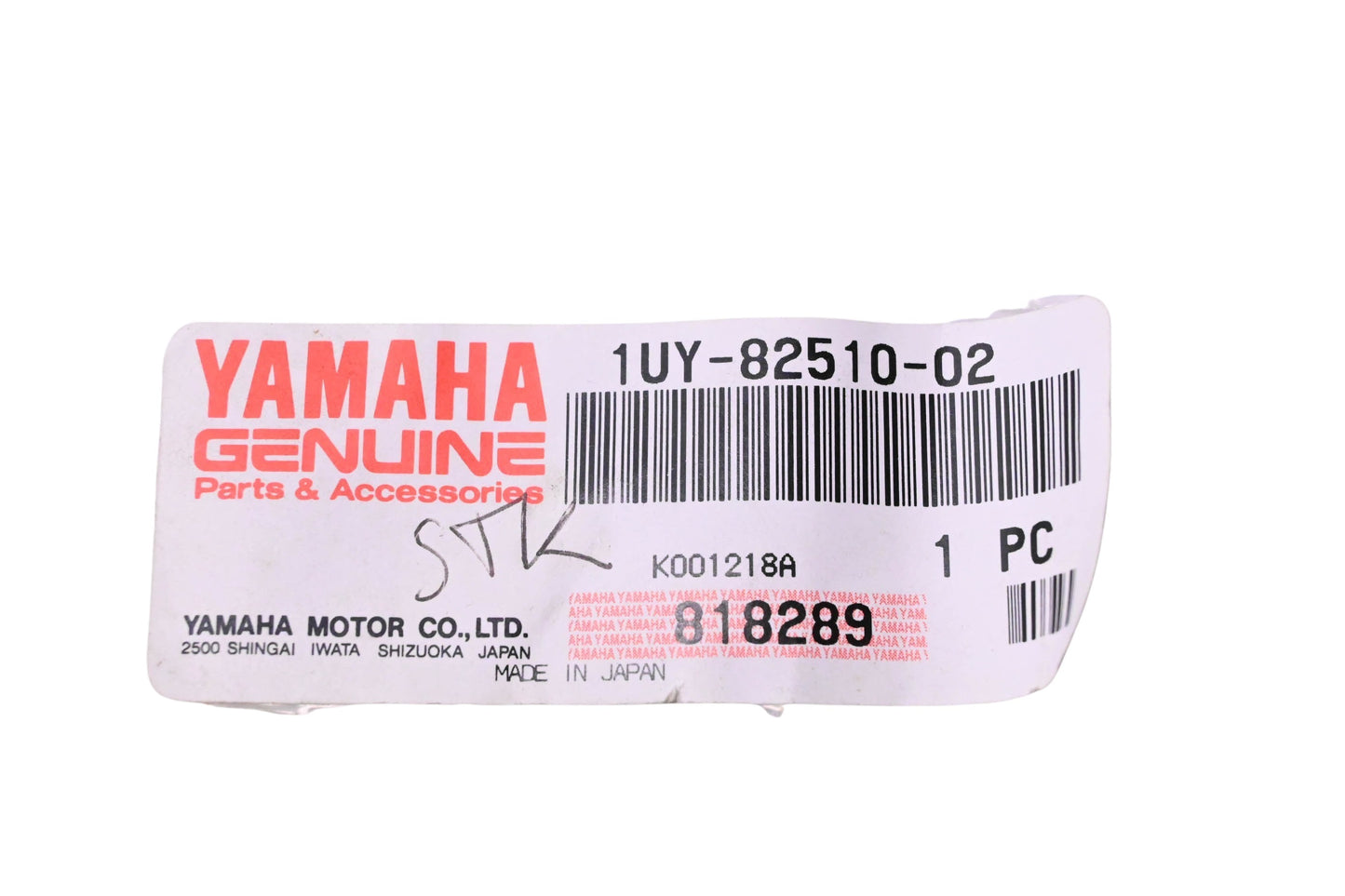 New OEM Yamaha 1UY-82510-02-00 Main Ignition Switch & Key NOS