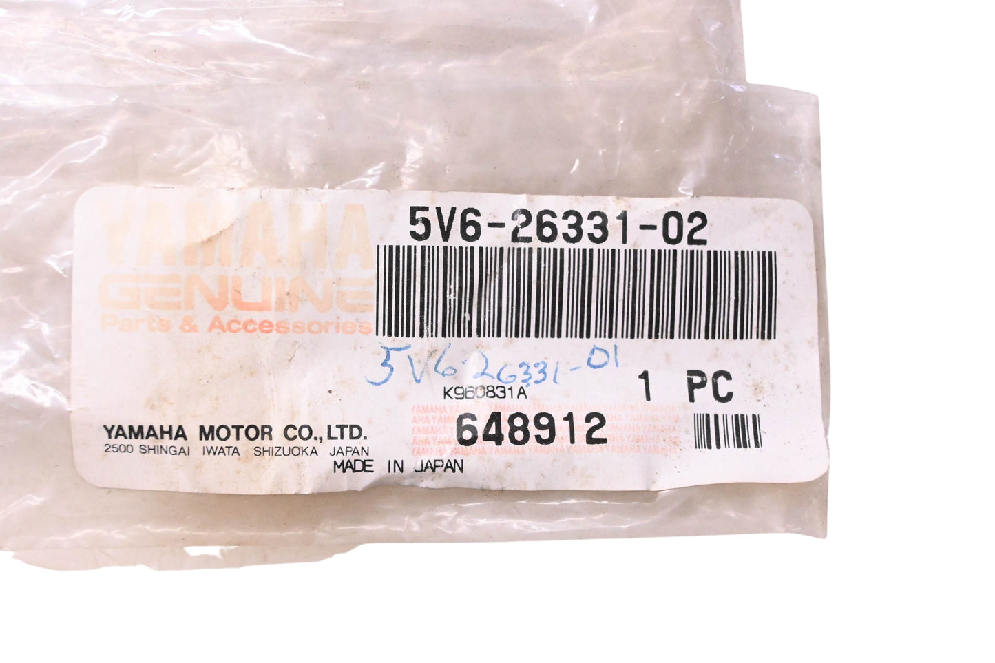 New OEM Yamaha 5V6-26331-02-00 Choke Starter Cable NOS