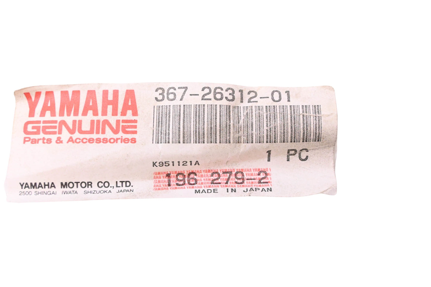 New OEM Yamaha 367-26312-01-00 Throttle Cable NOS
