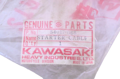 New OEM Kawasaki 54017-068 Starter Cable NOS