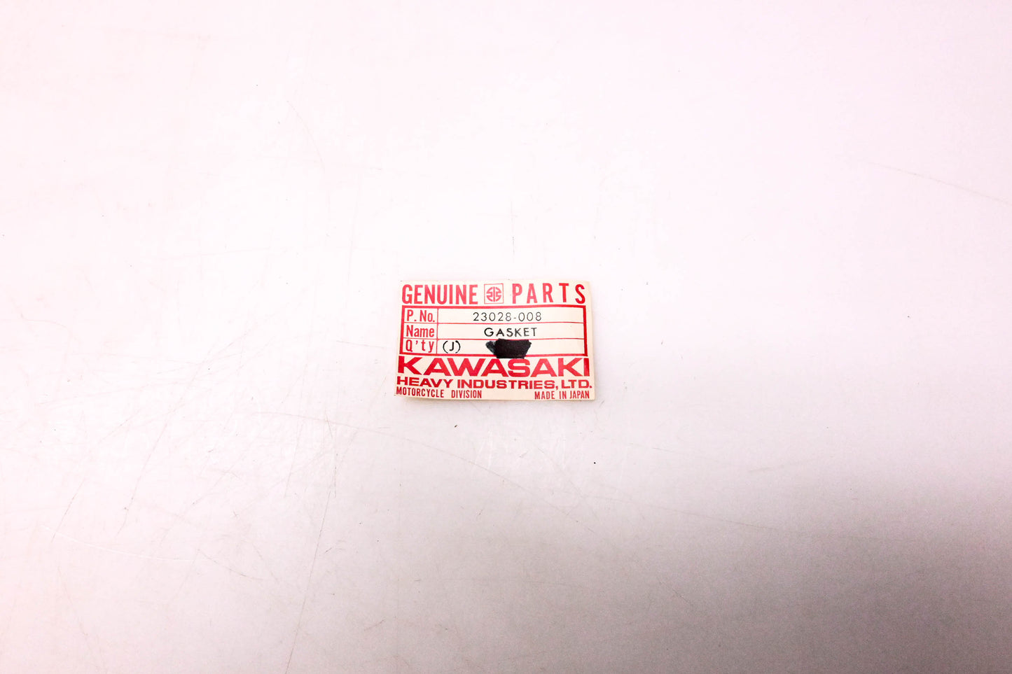 New OEM Kawasaki 23028-008 Tail Lamp Gasket NOS