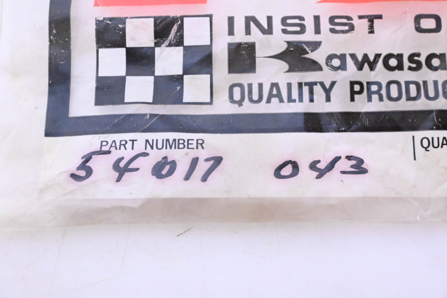 New OEM Kawasaki 54017-043 Starter Cable NOS