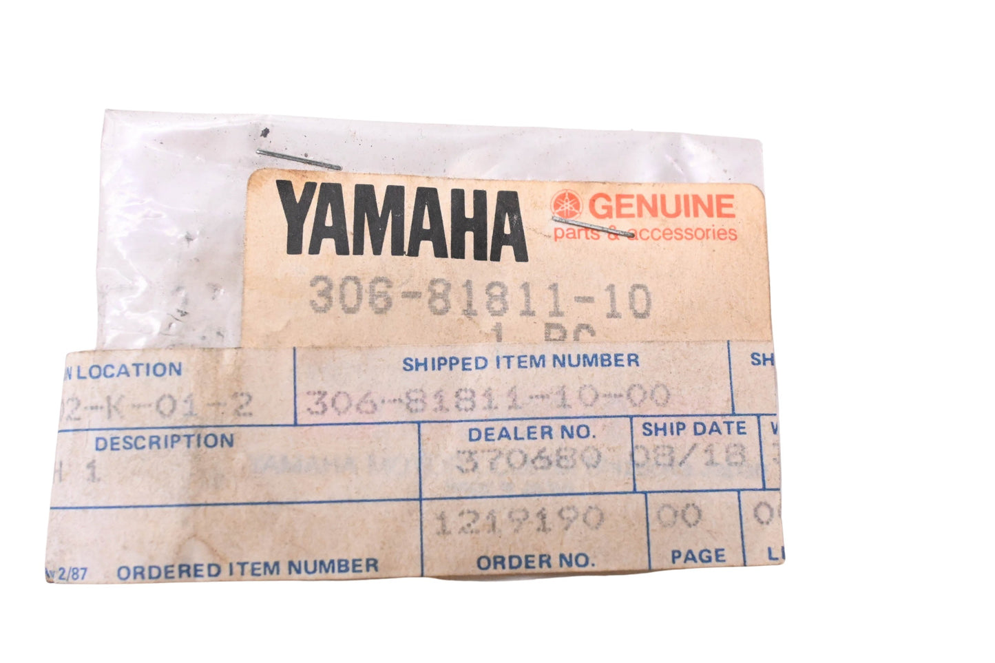 New OEM Yamaha 306-81811-10-00 Starter Brush NOS