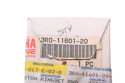 New OEM Yamaha 3R0-11601-20-00 Piston Ring Kit NOS