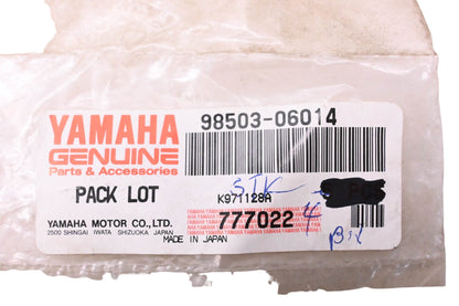 New OEM Yamaha 98503-06014-00 Pan Head Screw NOS