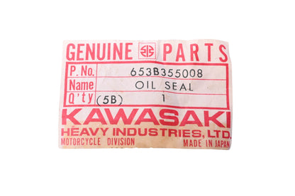 New OEM Kawasaki 653B355008 Oil Seal NOS