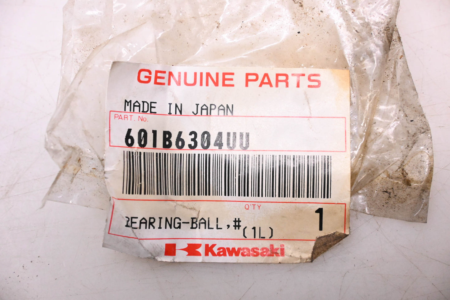 New OEM Kawasaki 601B6304UU Ball Bearing NOS
