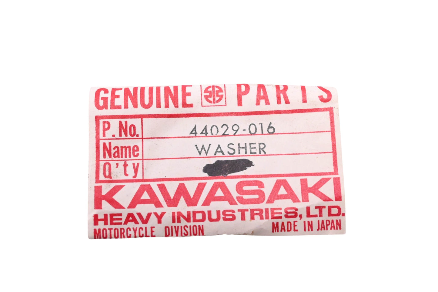 New OEM Kawasaki 44029-016 Fork Spring Seat Washer NOS