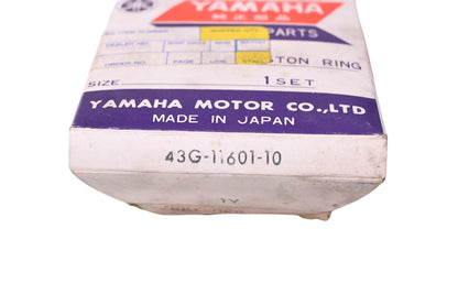 New OEM Yamaha 43G-11601-10-00 Piston Ring Kit NOS