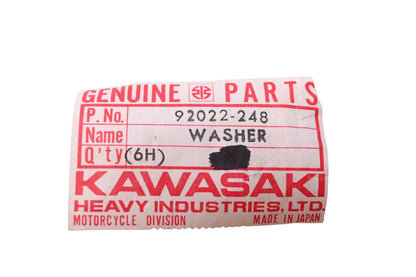 New OEM Kawasaki 92022-248 Plain Washer NOS