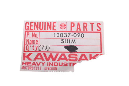 New OEM Kawasaki 12037-090 Tappet Shim 2.70T NOS