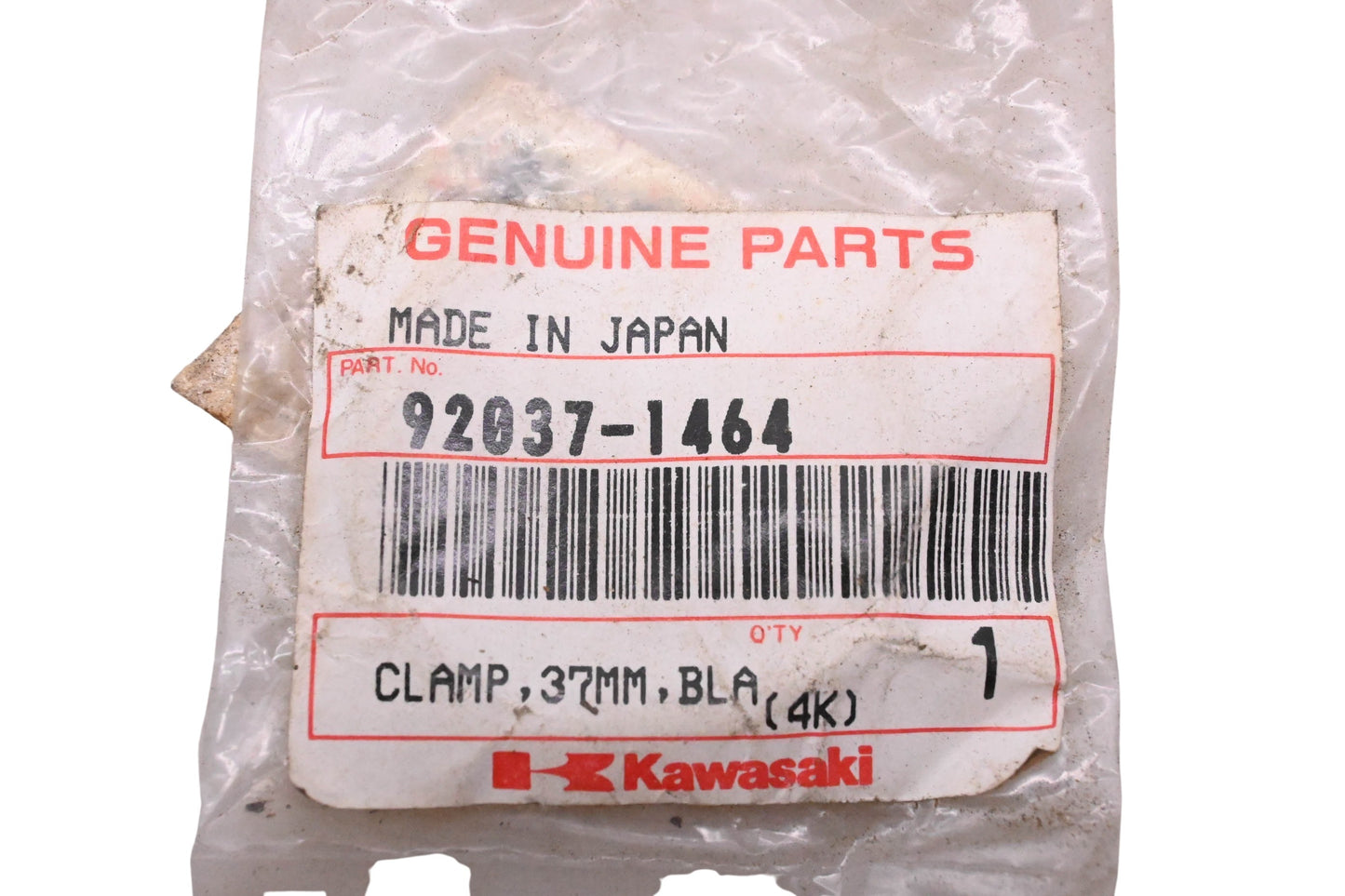 New OEM Kawasaki 92037-1464 Exhaust Pipe Clamp NOS