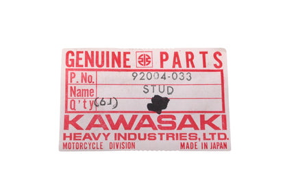 New OEM Kawasaki 92004-033 Stud 6x120 NOS
