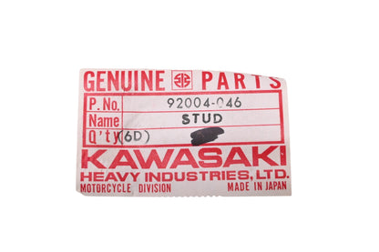 New OEM Kawasaki 92004-046 Stud 10x184 NOS