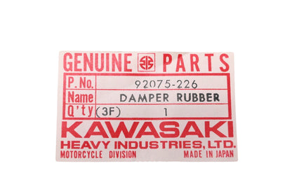New OEM Kawasaki 92075-226 Rubber Fuel Tank Damper NOS