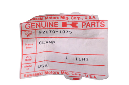 New OEM Kawasaki 92170-1075 Clamp NOS