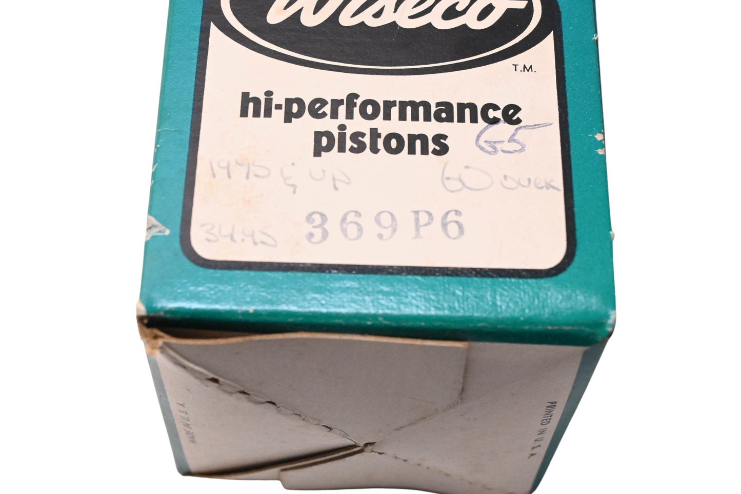 Wiseco 369P6, 041708 Piston Kit NOS
