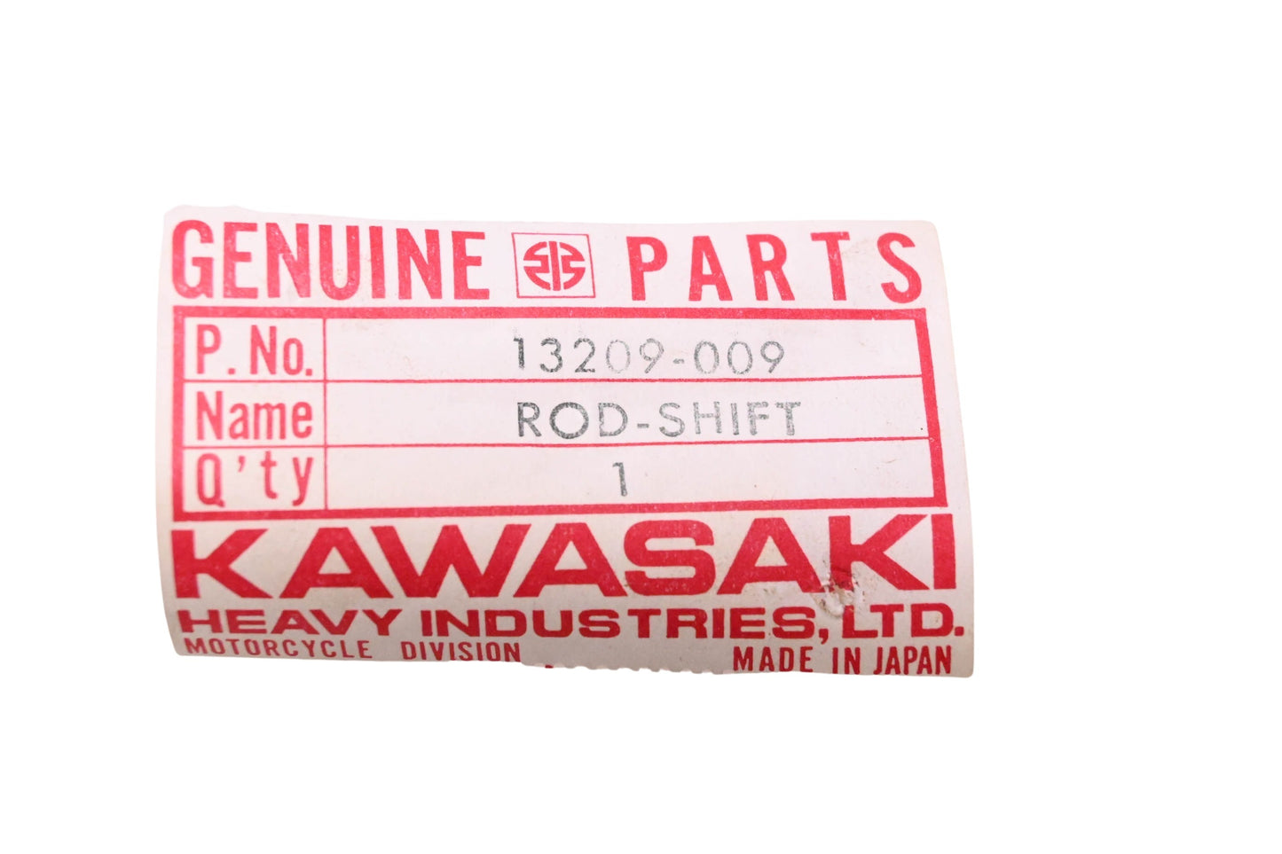 New OEM Kawasaki 13209-009 Shift Rod NOS
