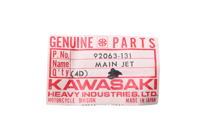 New OEM Kawasaki 92063-131 Main Jet 150 NOS