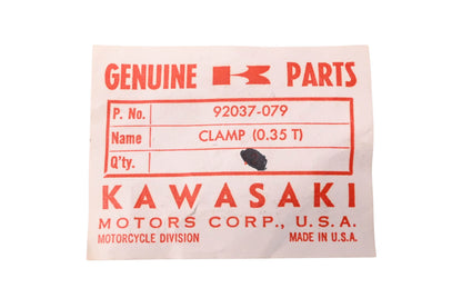 New OEM Kawasaki 92037-079 Clutch Clamps Qty 2 NOS