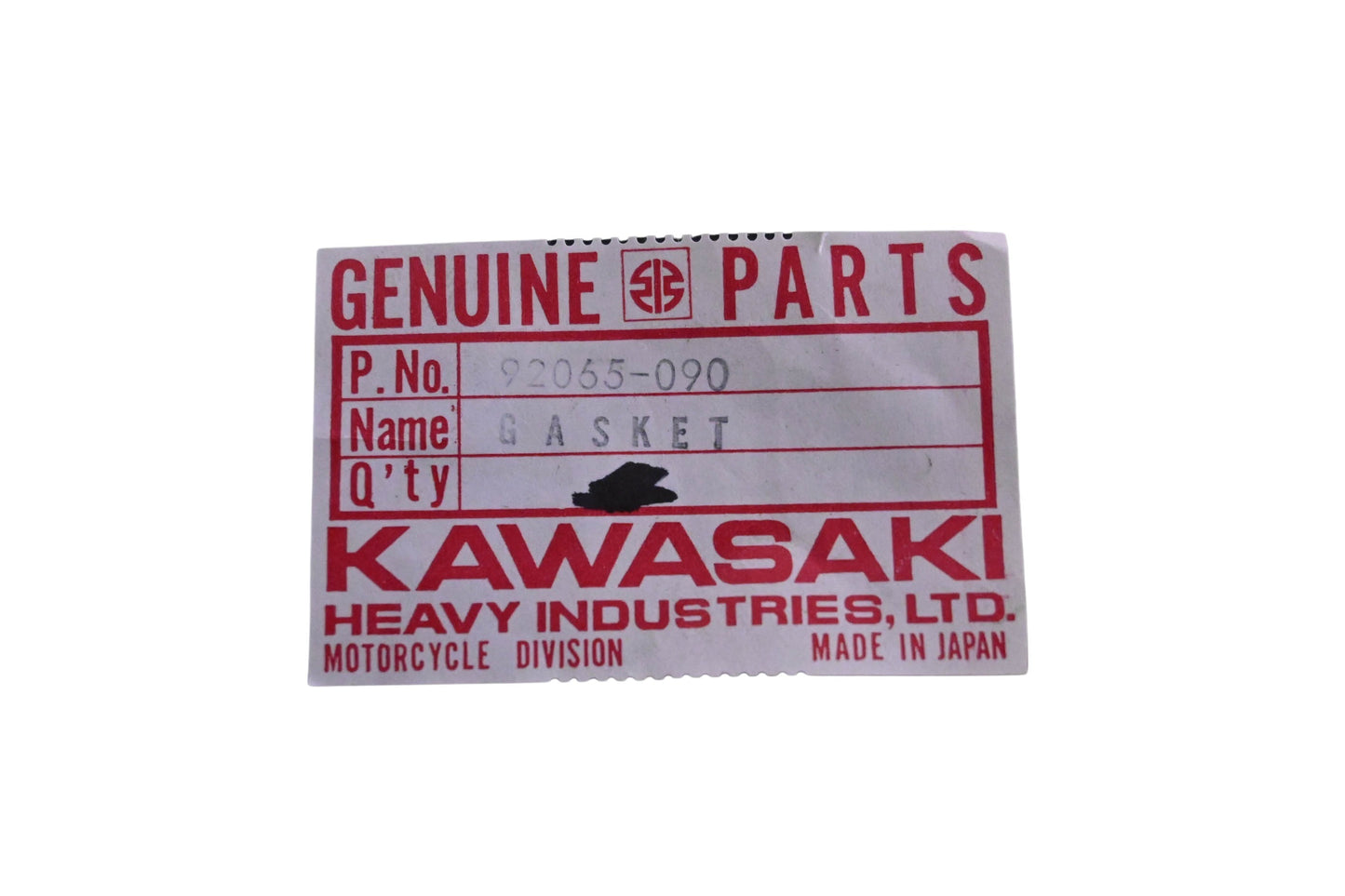 New OEM Kawasaki 92065-090 Transmission Change Drum Gasket NOS