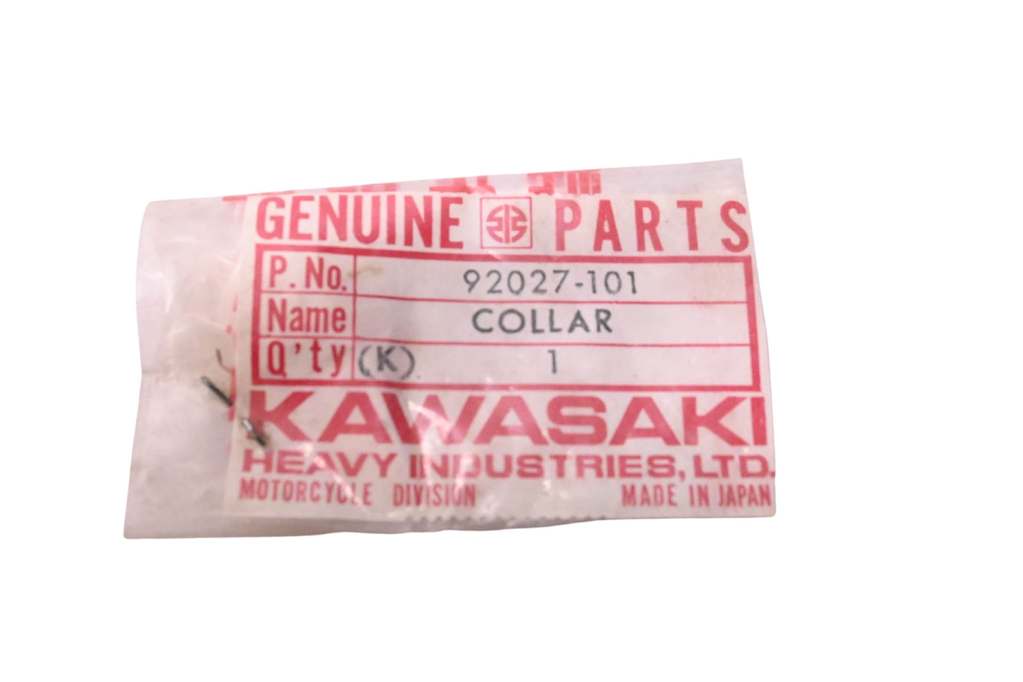 New OEM Kawasaki 92027-101 Kickstarter Bolt Collar NOS