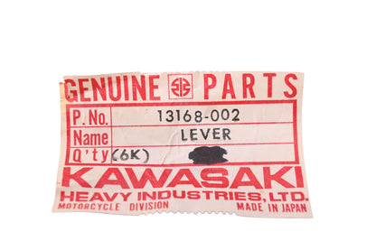 New OEM Kawasaki 13168-002 Gear Change Drum Lever NOS